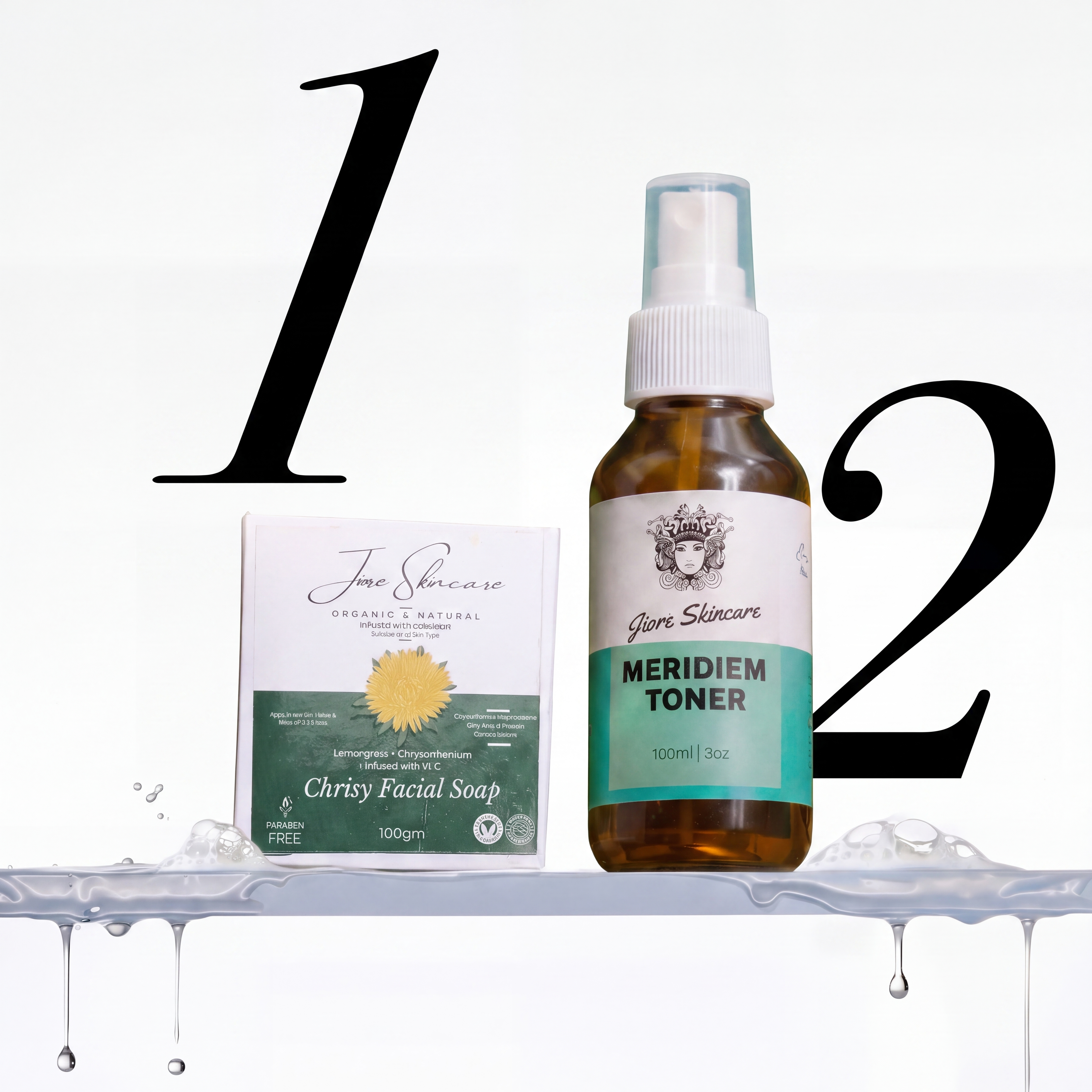 Jiore Meridiem Green Tea Toner Wart Remove Combo
