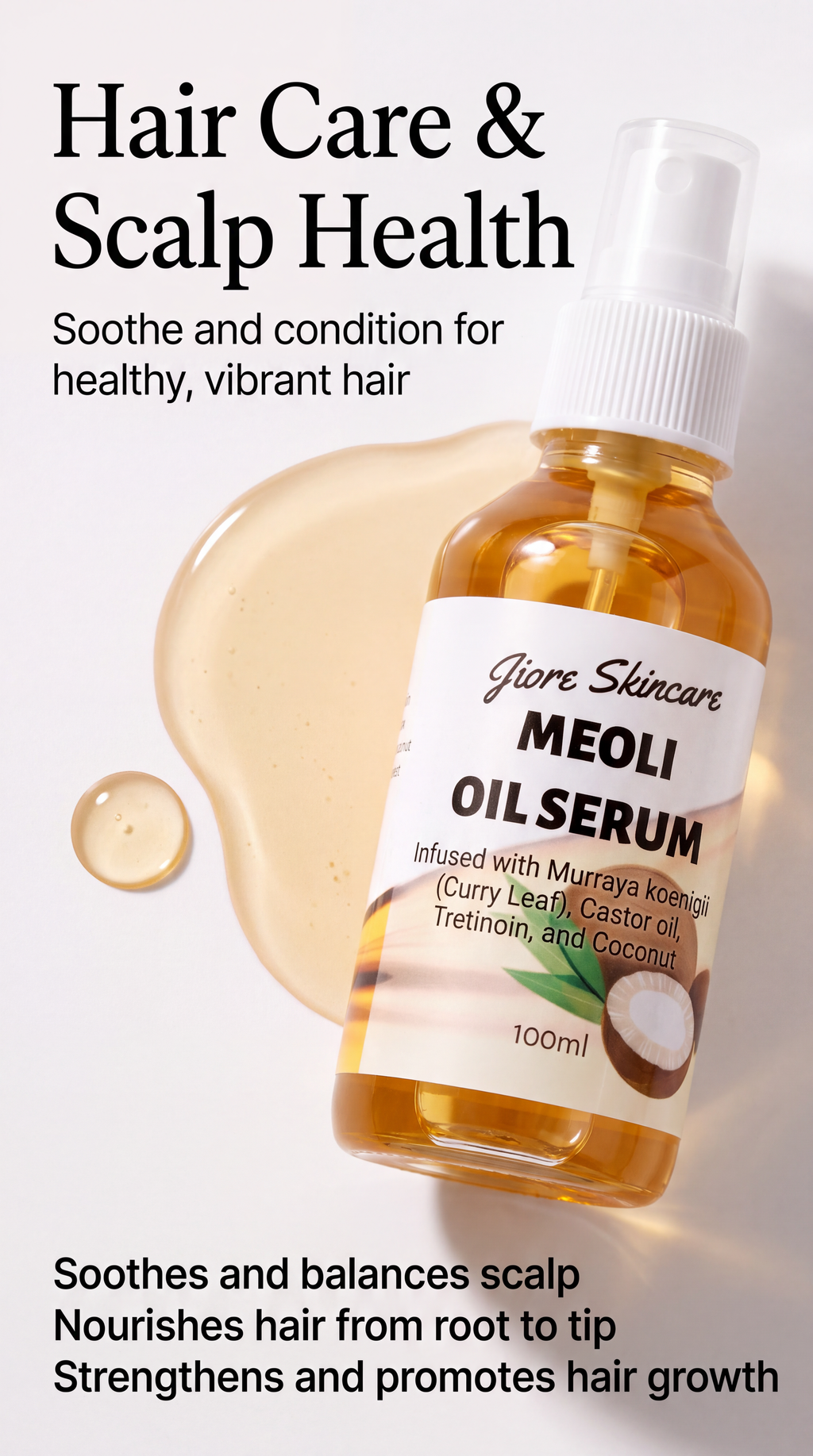 Jiore Meoli Oil Serum 15% Biotin